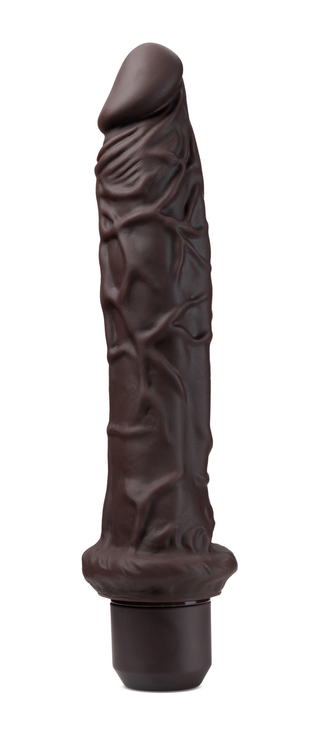 Dr. Skin Silicone - Dr. Richard - 9 Inch Vibrating Dildo - Brown BL-12336