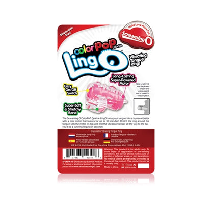 Colorpop Quickie Ling O - Pink CP-LNG-PK-110E