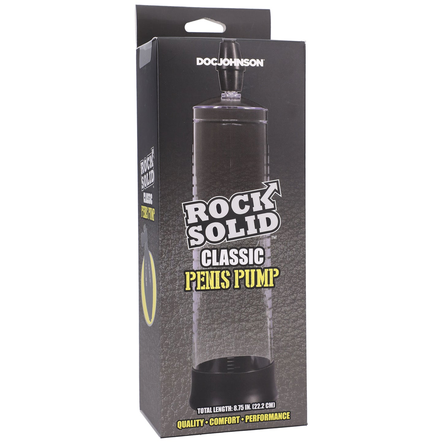 Rock Solid - Classic Penis Pump - Black/clear DJ3705-03-BX