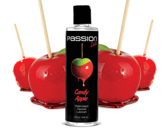 Passion Licks Candy Apple Water Based Flavored Lubricant - 8 Fl Oz / 236 ml PL-AE805-APPLE