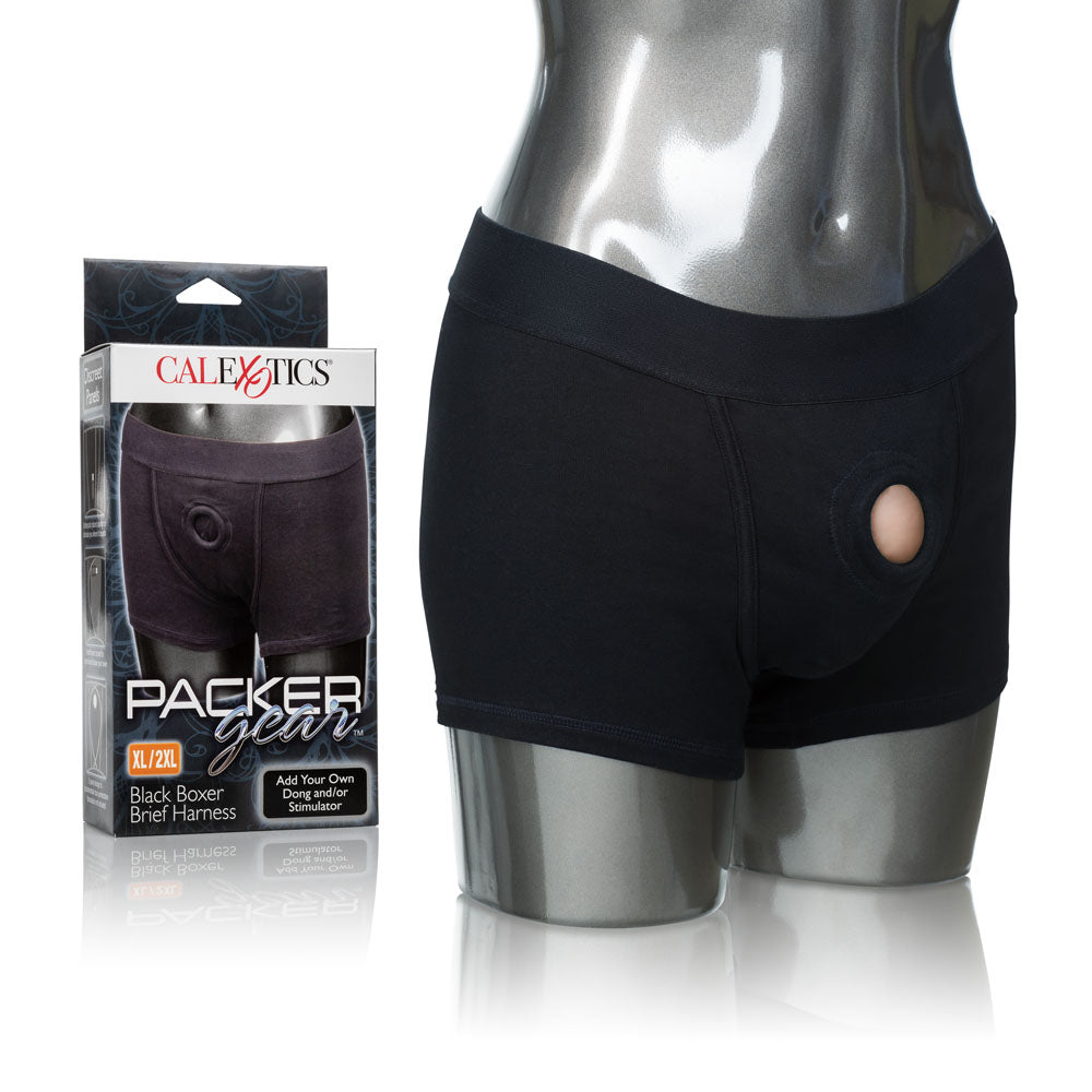 Packer Gear Black Boxer Brief Harness Xl/2xl SE1576203