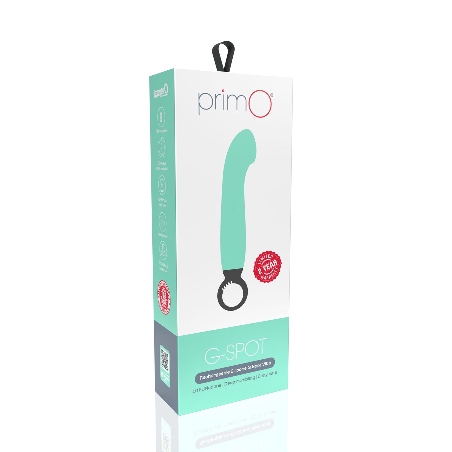 Primo G-Spot Rechargeable Vibrator - Kiwi AP3-KW