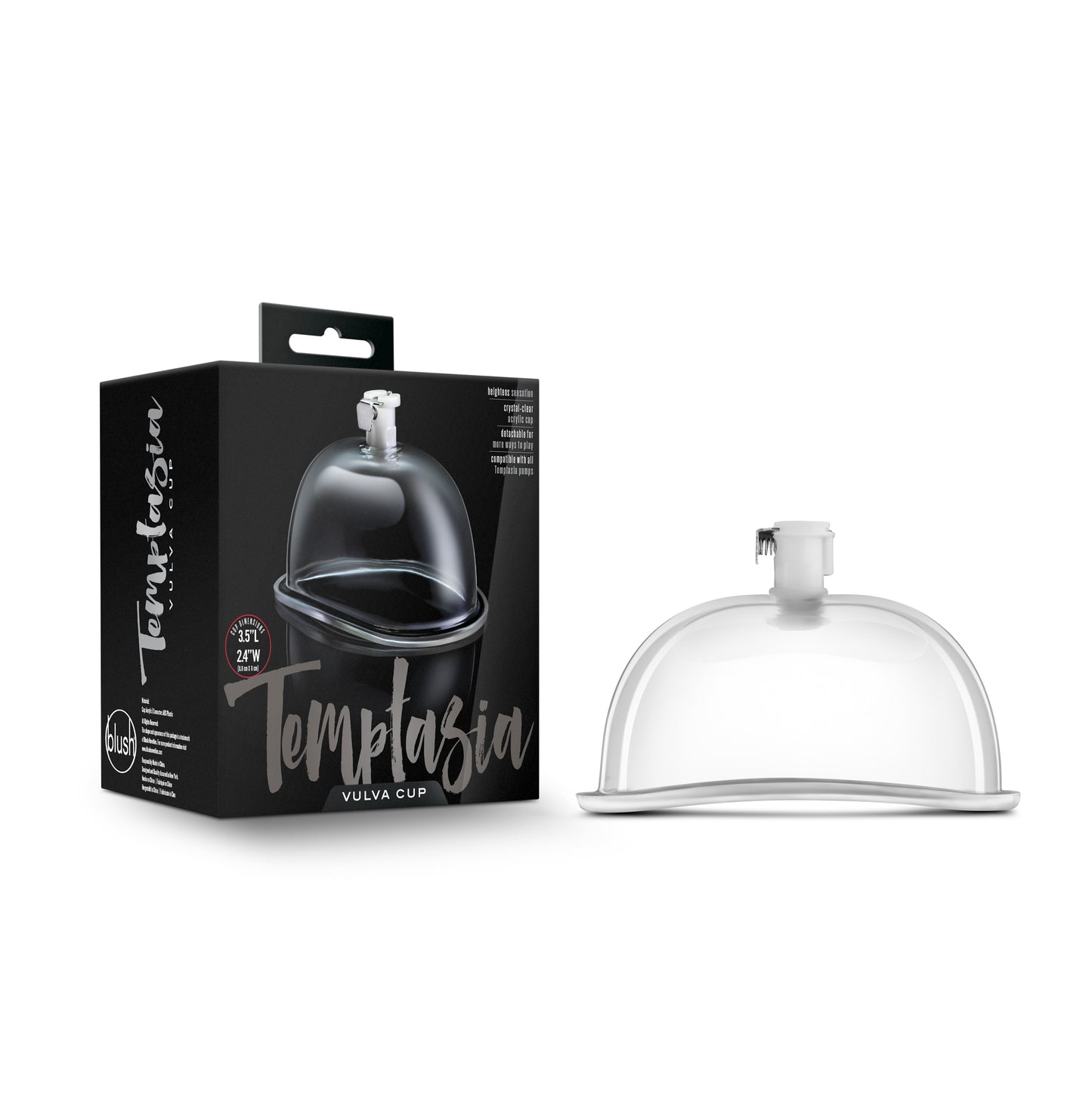 Temptasia  Vulva Cup - Clear BL-09901