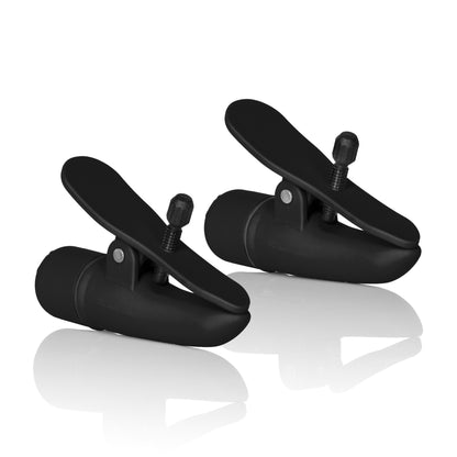 Nipple Play Nipplettes Vibrating Nipple  Clamps - Black SE2589032