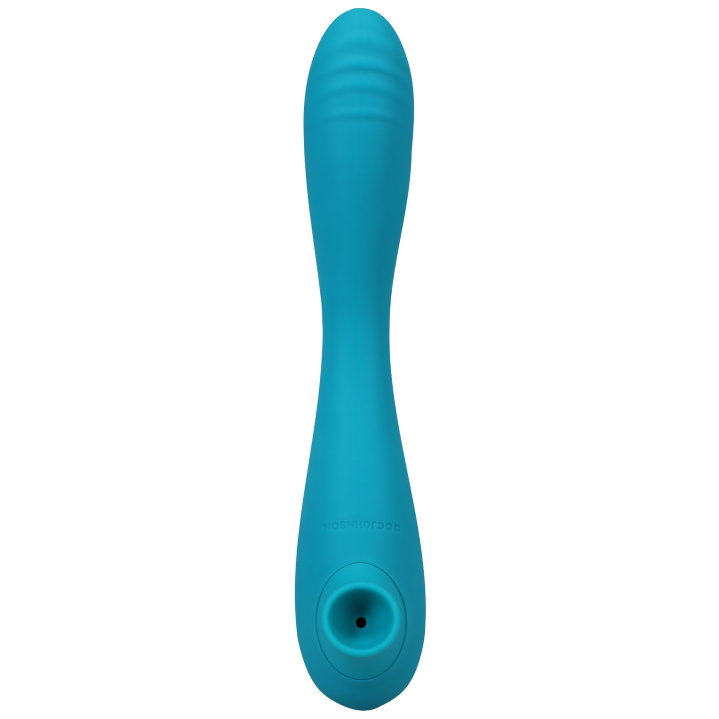 This Product Sucks - Sucking Clitoral Stimulator  With Bendable G-Spot Vibrator - Teal DJ0990-25-BX