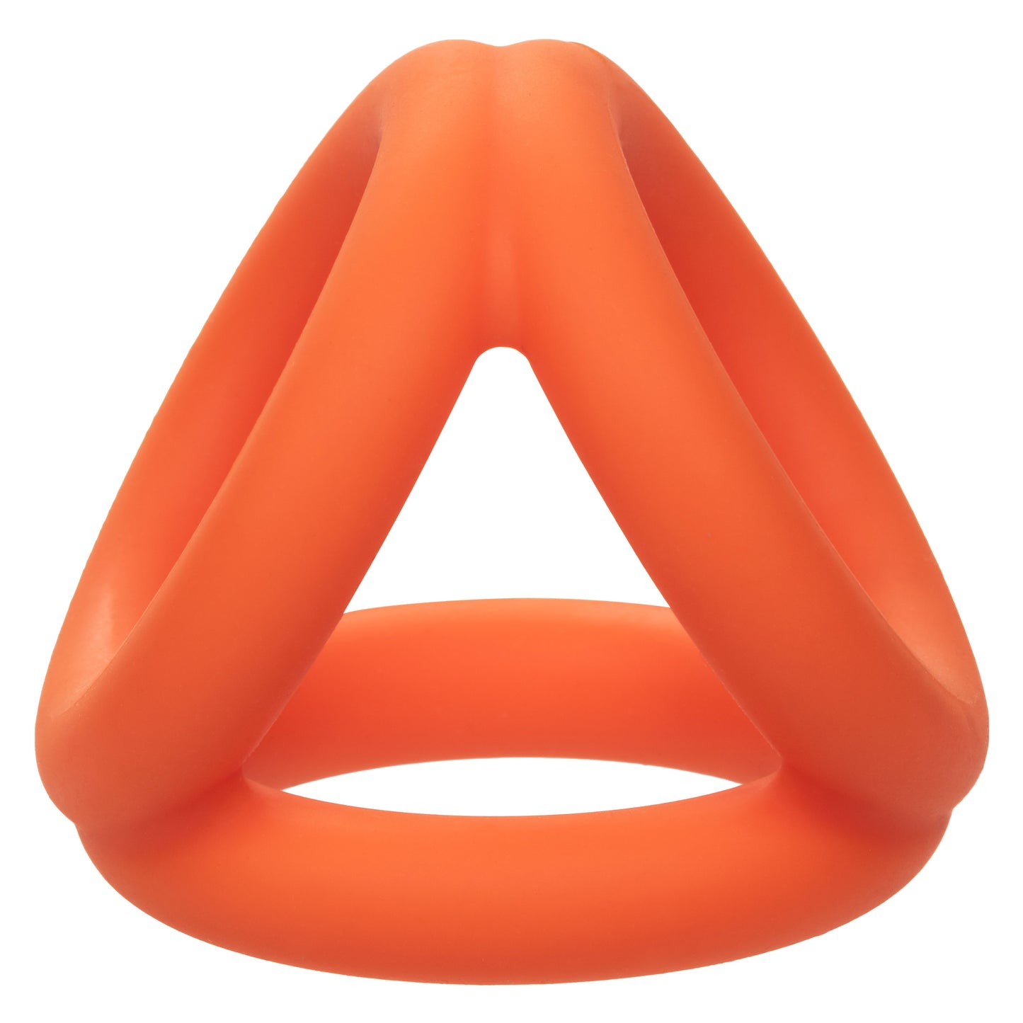 Alpha Liquid Silicone Tri-Ring - Orange  Orange SE1492362