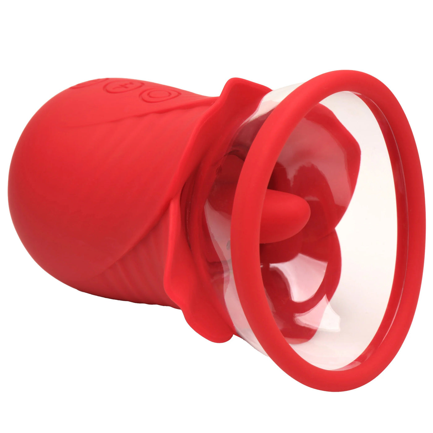 Lily Lover Sucking and Vibrating Clitoral  Stimulator- Red INM-AH231