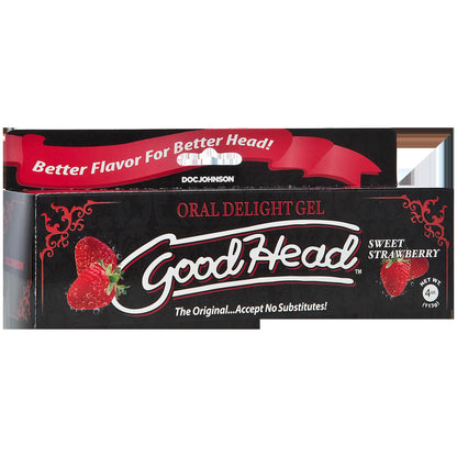 Good Head Oral Delight Gel 4 Oz - Sweet Strawberry DJ1360-03