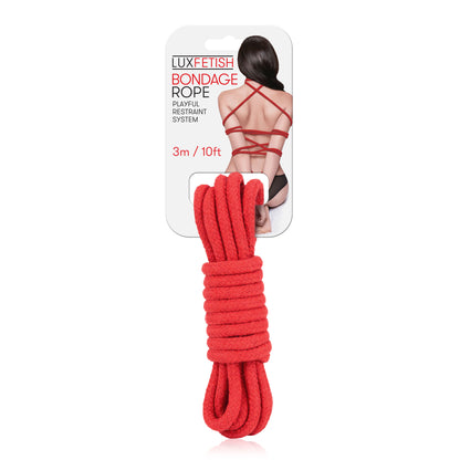 Sexy Bondage Rope 3m / 10ft - Red LF5100-RED