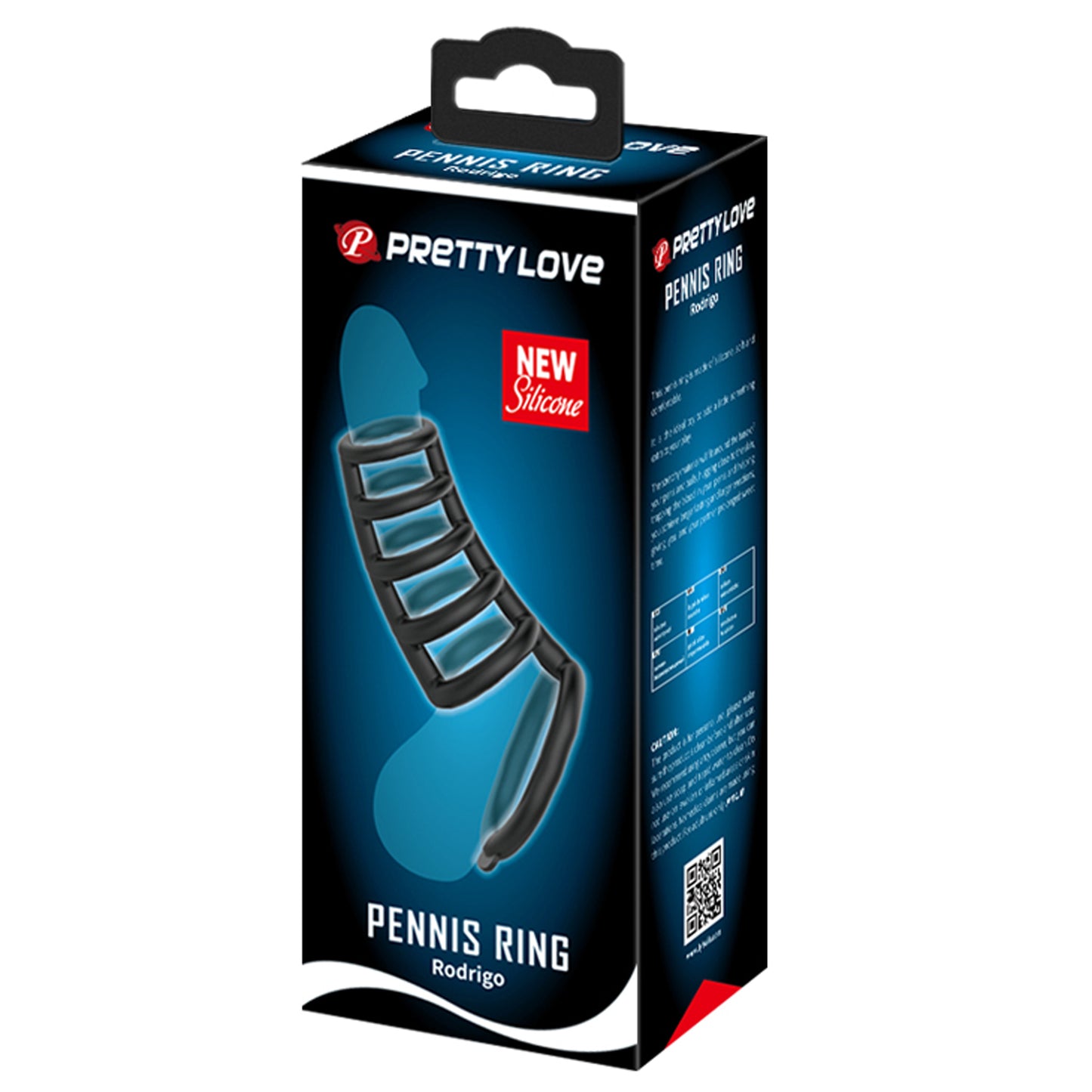 Pretty Love Penis Ring Rodrigo- Black BI-210225