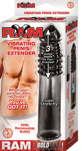 Ram Vibrating Penis Extender - Smoke NW2467-2