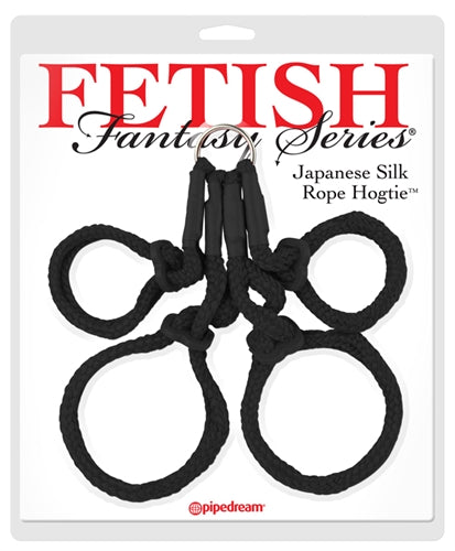 Fetish Fantasy Series Japanese Silk Rope Hogtie -  Black PD3815-23