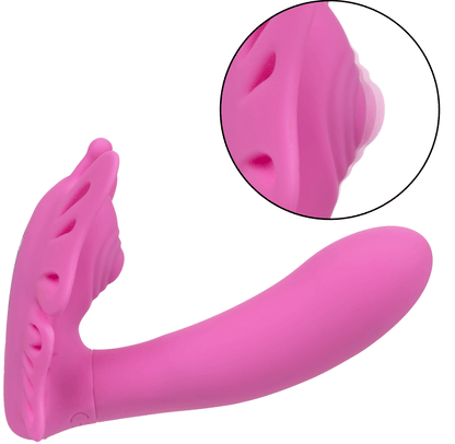 Venus Butterfly Silicone Remote Pulsating Venus G  - Pink SE0583153