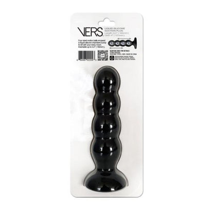 Vers Liquid Silicone Suction Plug - Black BY-VRS-2209