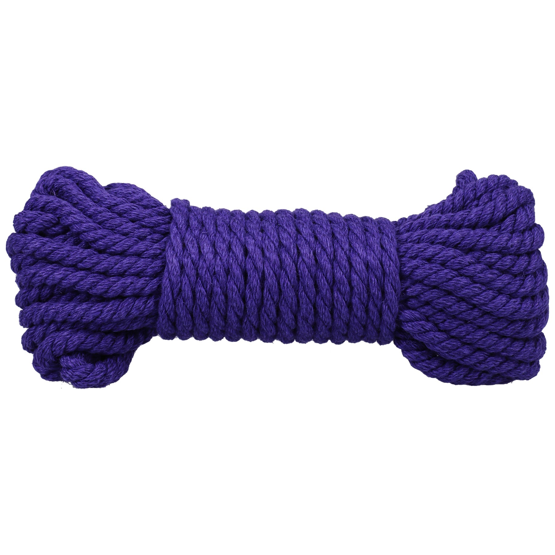 Merci - Bind and Tie - 6mm Hemp Bondage Rope - 30  Feet - Violet DJ2404-65-BX