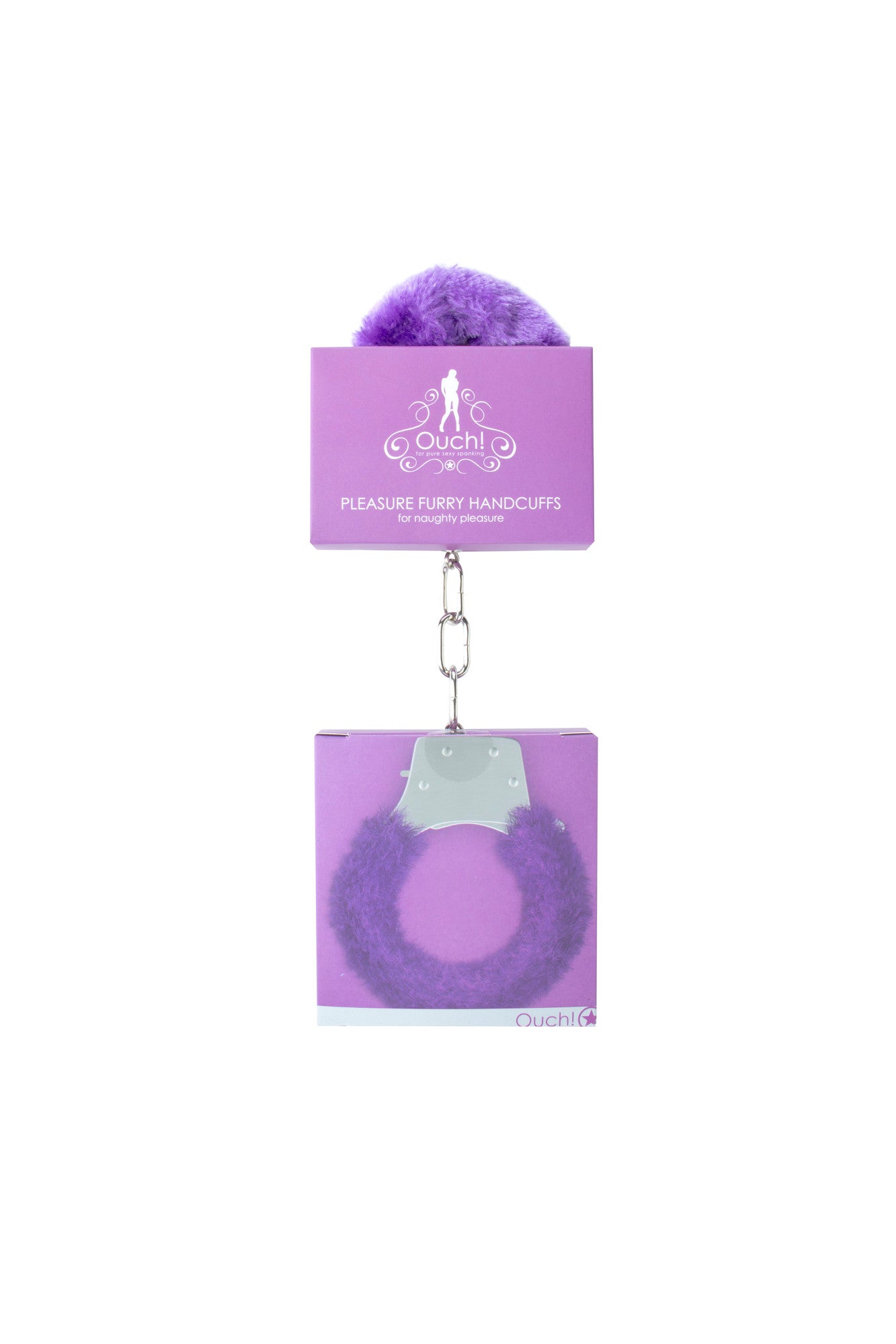 Pleasure Handcuffs Furry - Purple OU-OU004PUR