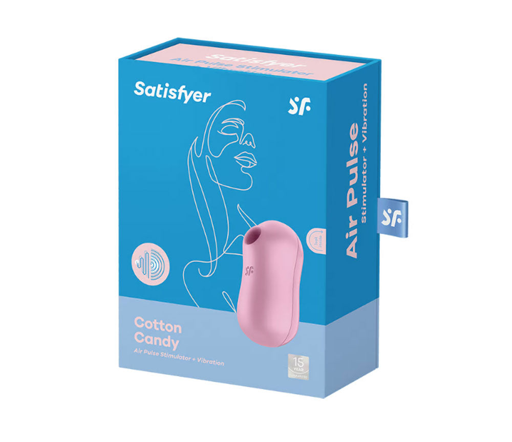 Satisfyer Cotton Candy - Air Pulse Stimulator Plus Vibrator - Lilac SAT-J2018-U270-2