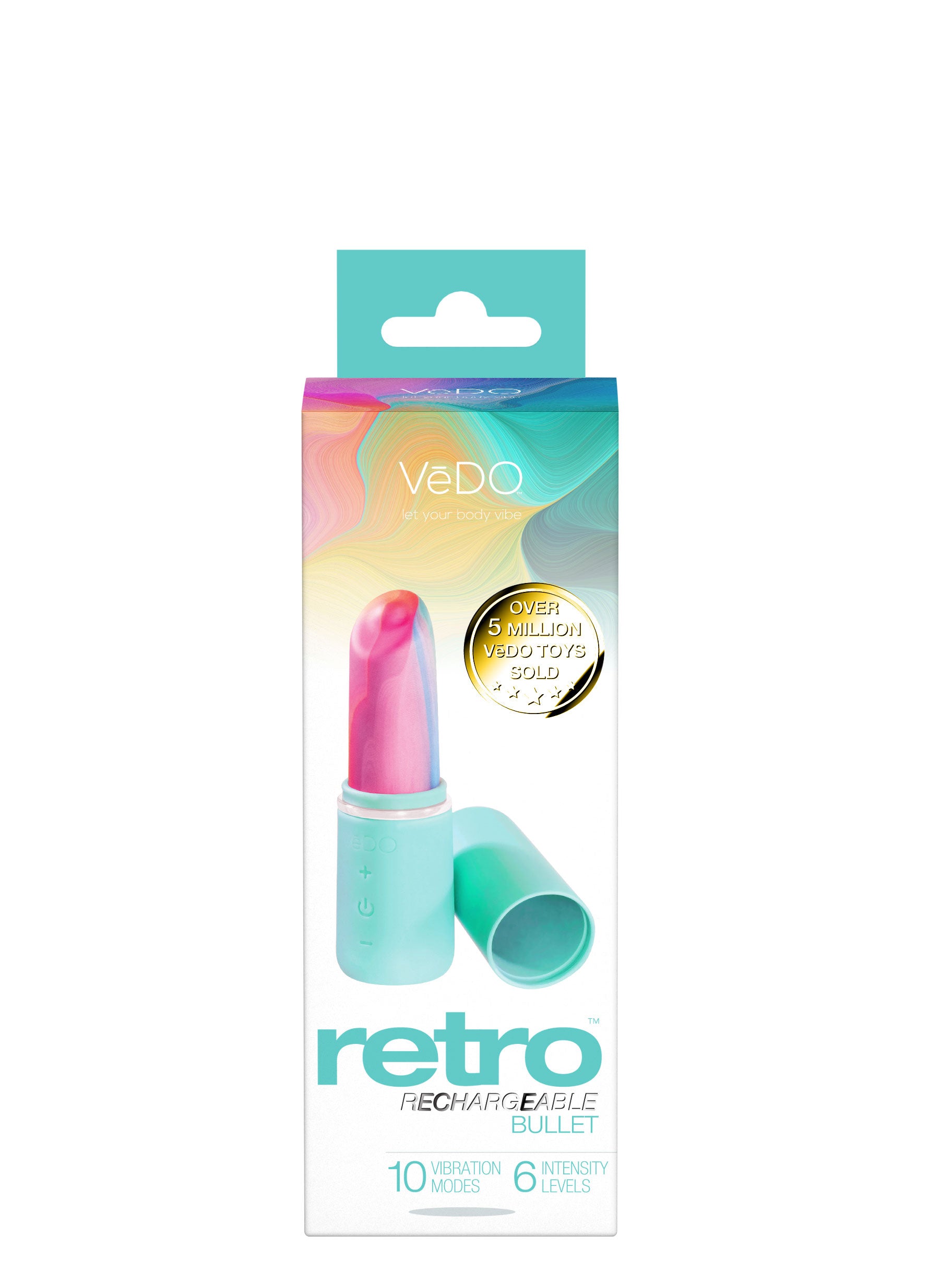 Retro Rechargeable Bullet - Turquoise VI-F1801