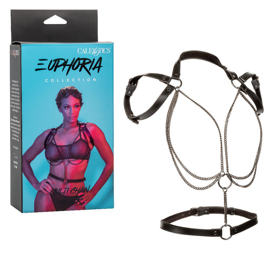 Euphoria Collection Multi Chain Halter - Black SE3101253