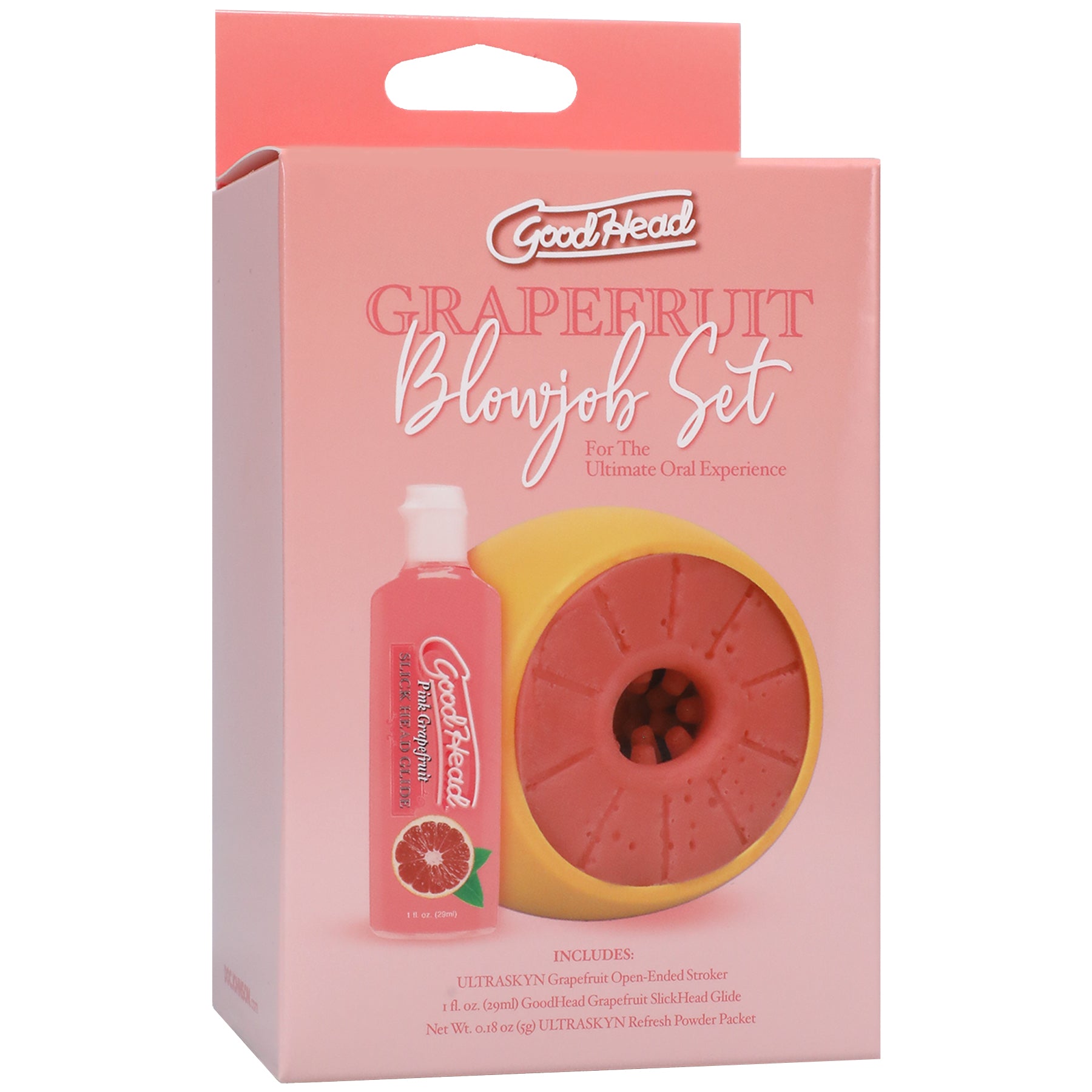 Goodhead - Grapefruit Blowjob Set - Yellow/pink DJ0682-35-BX