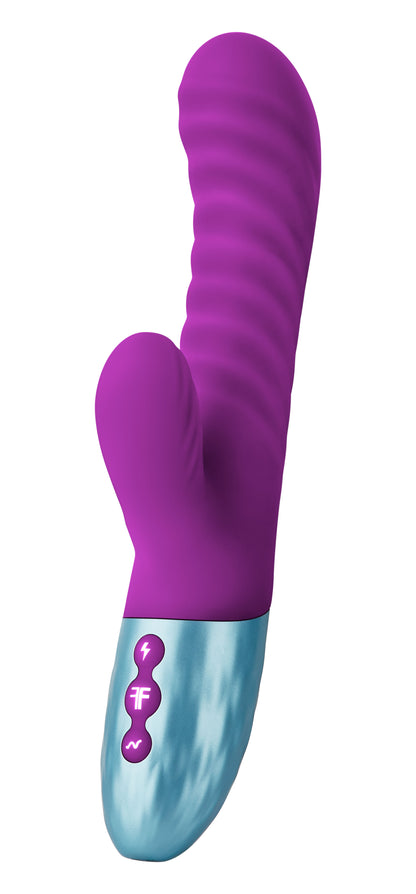 Delola Liquid Silicone Rabbit - Purple FF-1027-02