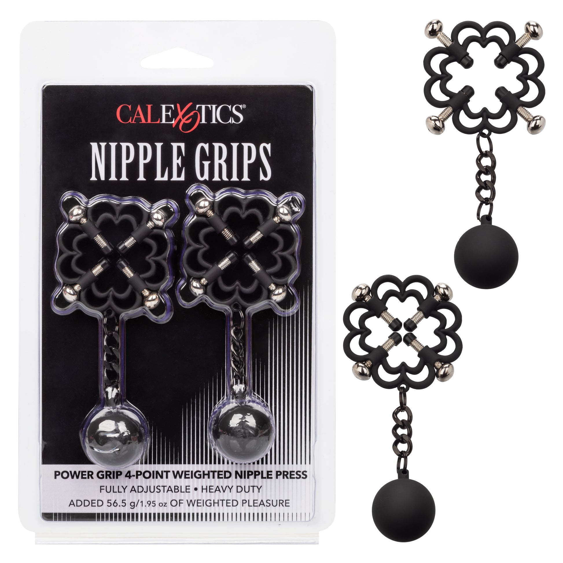 Nipple Grips Power Grip 4-Point Weighted Nipple  Press SE2551152