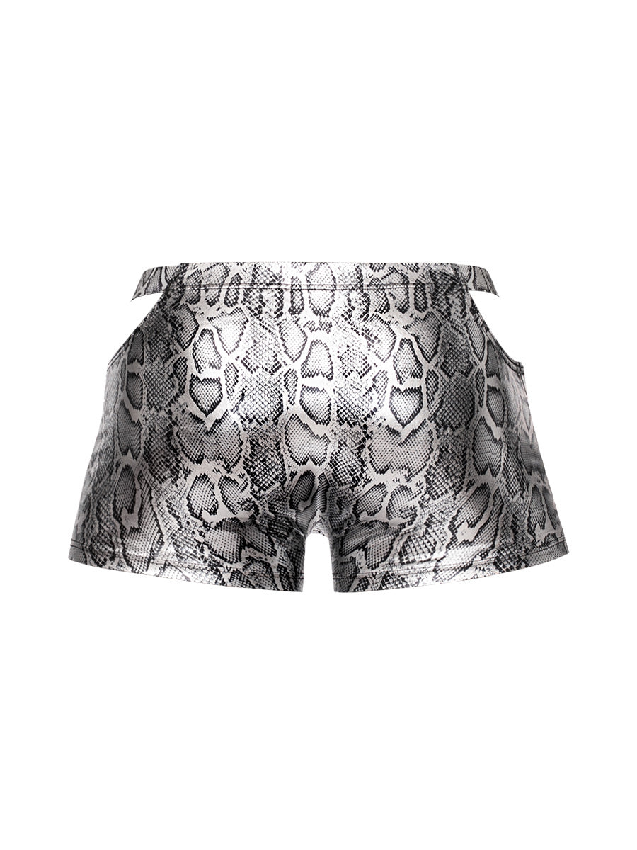 s'naked Pouch Short - X-Large - Silver/black MP-153282SKXL