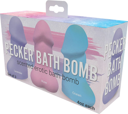 Pecker Bath Bombs 3 Pk HTP3263