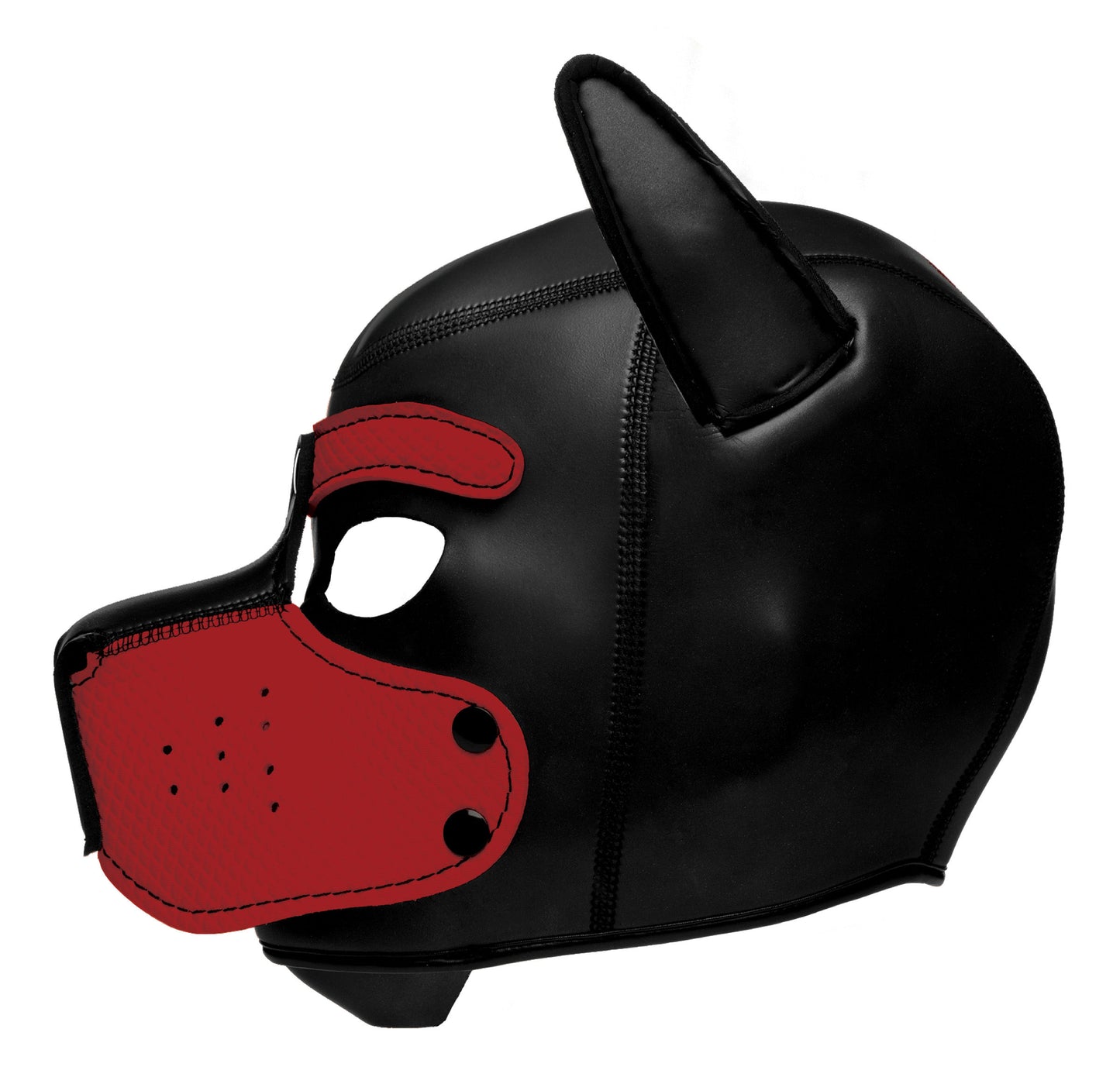 Spike Neoprene Puppy Hood - Red MS-AG292-RED