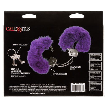 Ultra Fluffy Furry Cuffs - Purple SE2651603