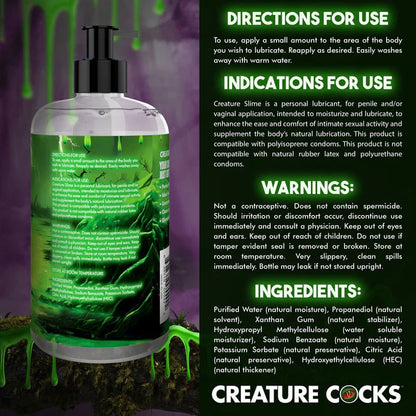 Creature Slime Water Based  Lubricant 16oz CC-AH455-16OZ