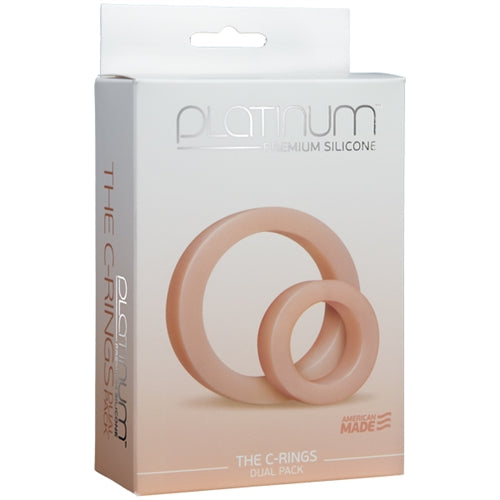 Platinum Premium Silicone - the C-Rings - White DJ0108-02