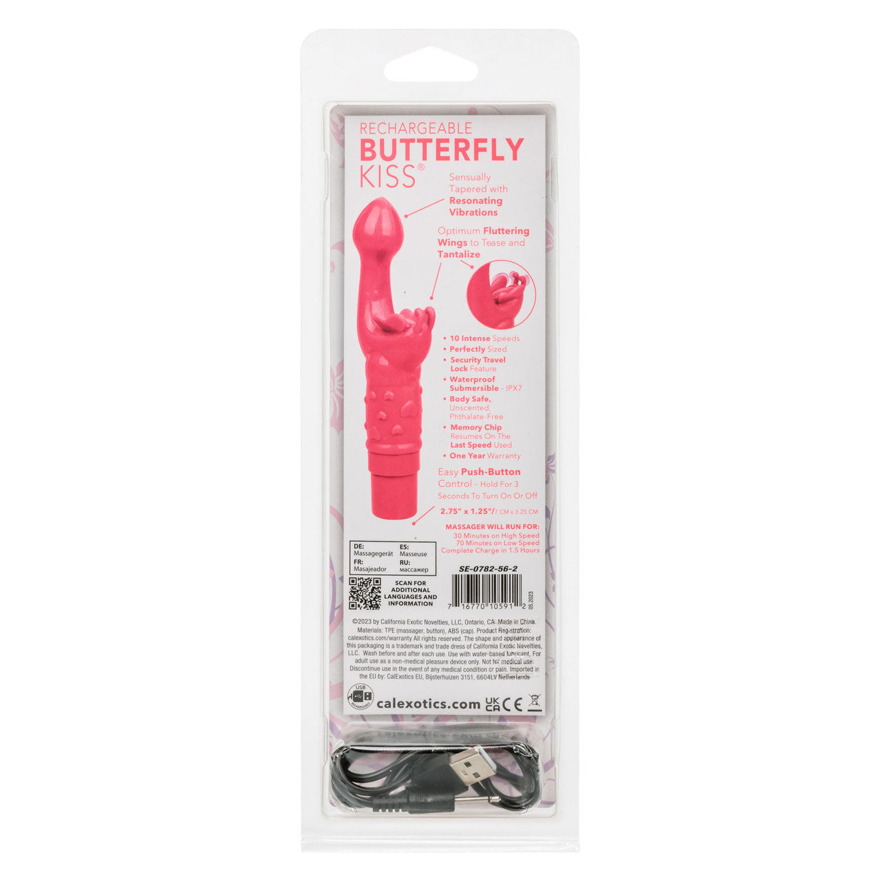 Rechargeable Butterfly Kiss - Pink SE0782562