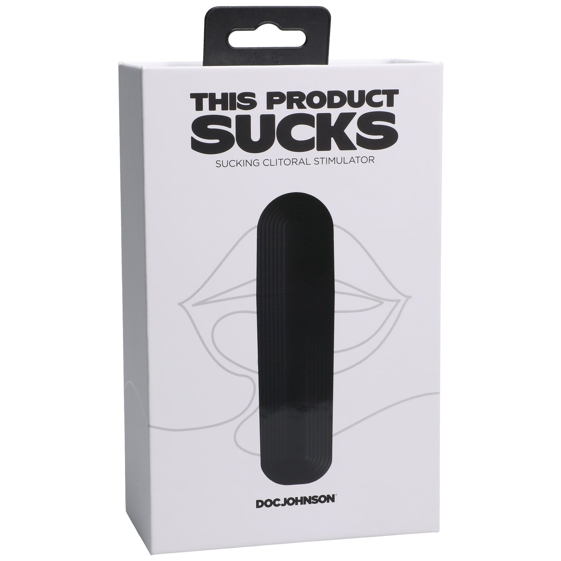 This Product Sucks - Sucking Clitoral Stimulator - Rechargeable - Black DJ0990-30-BX