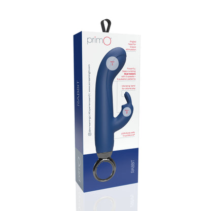 Primo Rabbit Rechargeable Vibrator - Blueberry AP2-BB