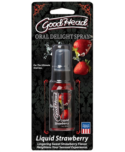 Good Head Oral Delight Spray 1 Oz  - Liquid Strawberry DJ1360-36