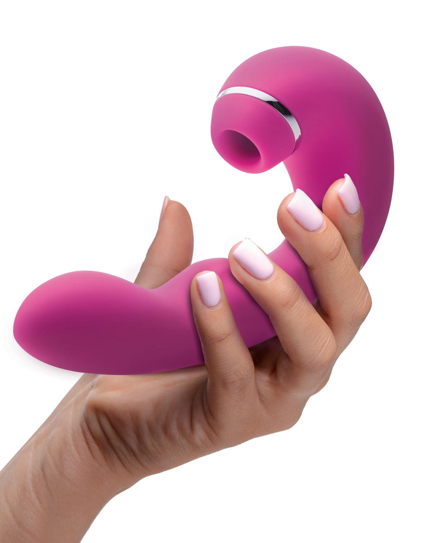 Shegasm 5 Star 10x Tapping G-Spot Vibe With Suction - Pink INM-AG667PINK