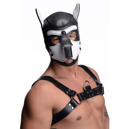 Spike Neoprene Puppy Hood - White MS-AG292-WHT