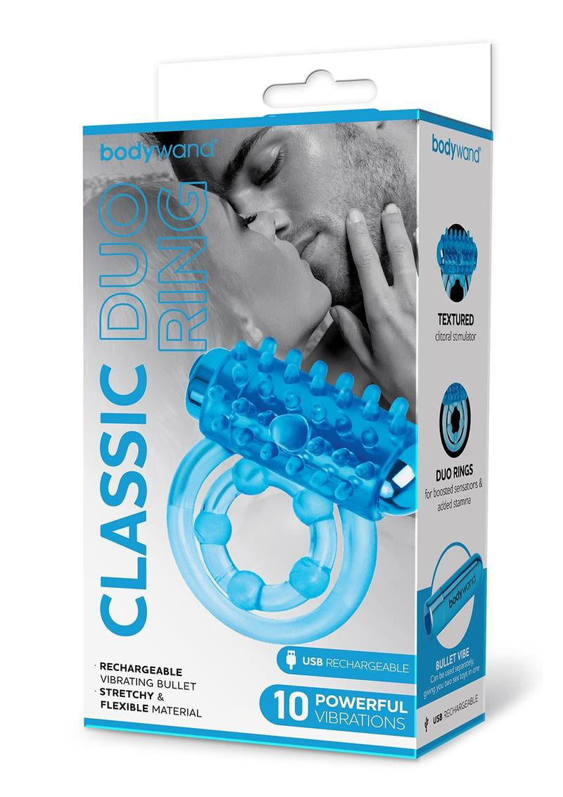 Bodywand Rechargeable Classic Duo Ring - Blue X-BW1504