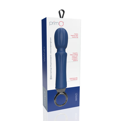 Primo Wand Rechargeable Vibe - Blueberry AP1-BB