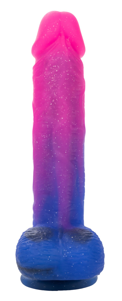 Naughty Bits Ombre Hombre XL Vibrating Dildo -  -  Pink/purple SE4410703