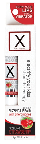 X on the Lips Lip Balm - Sizzling Strawberry - .75 Oz. SEN-VL202