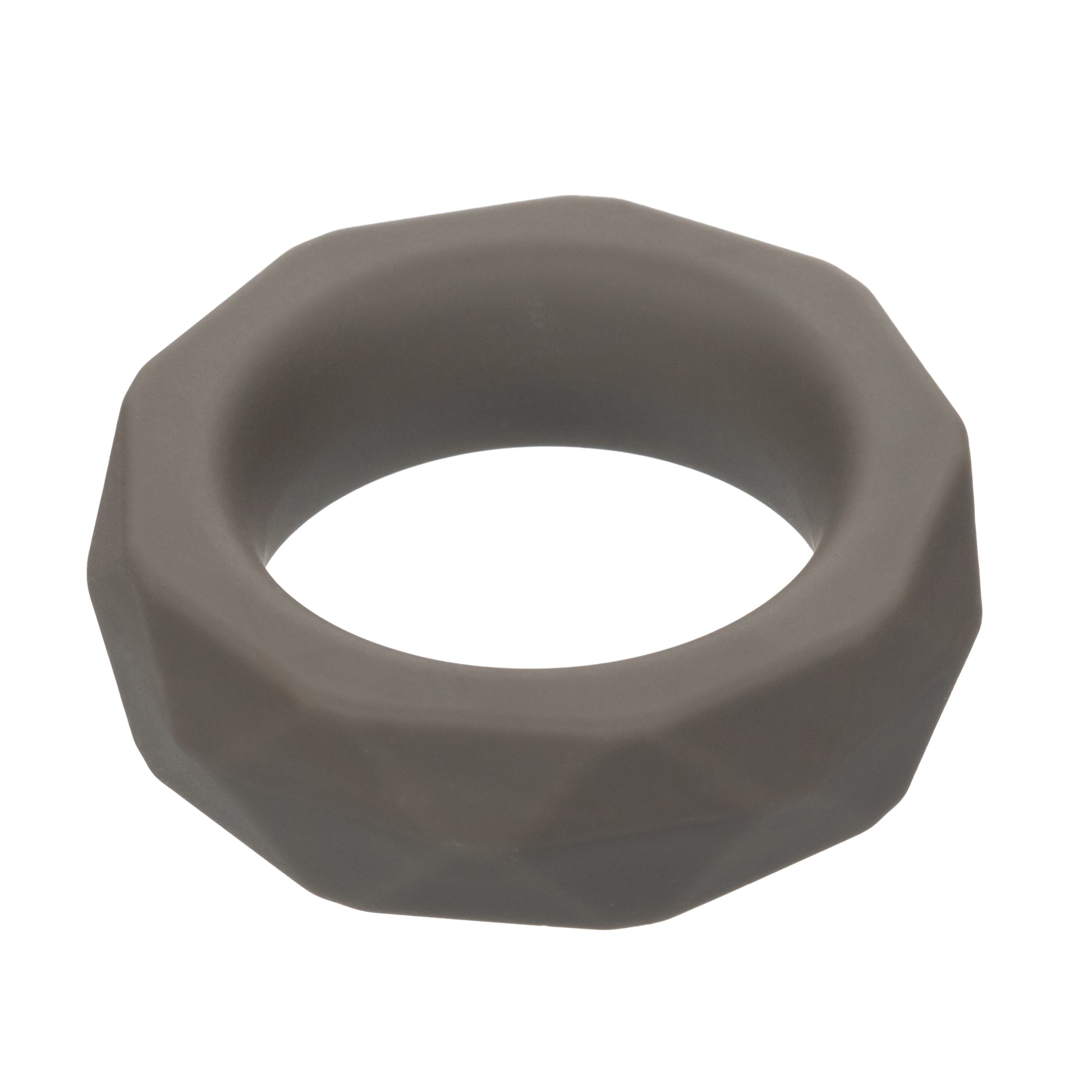 Alpha Liquid Silicone Prolong Prismatic Ring -  Gray SE1491602