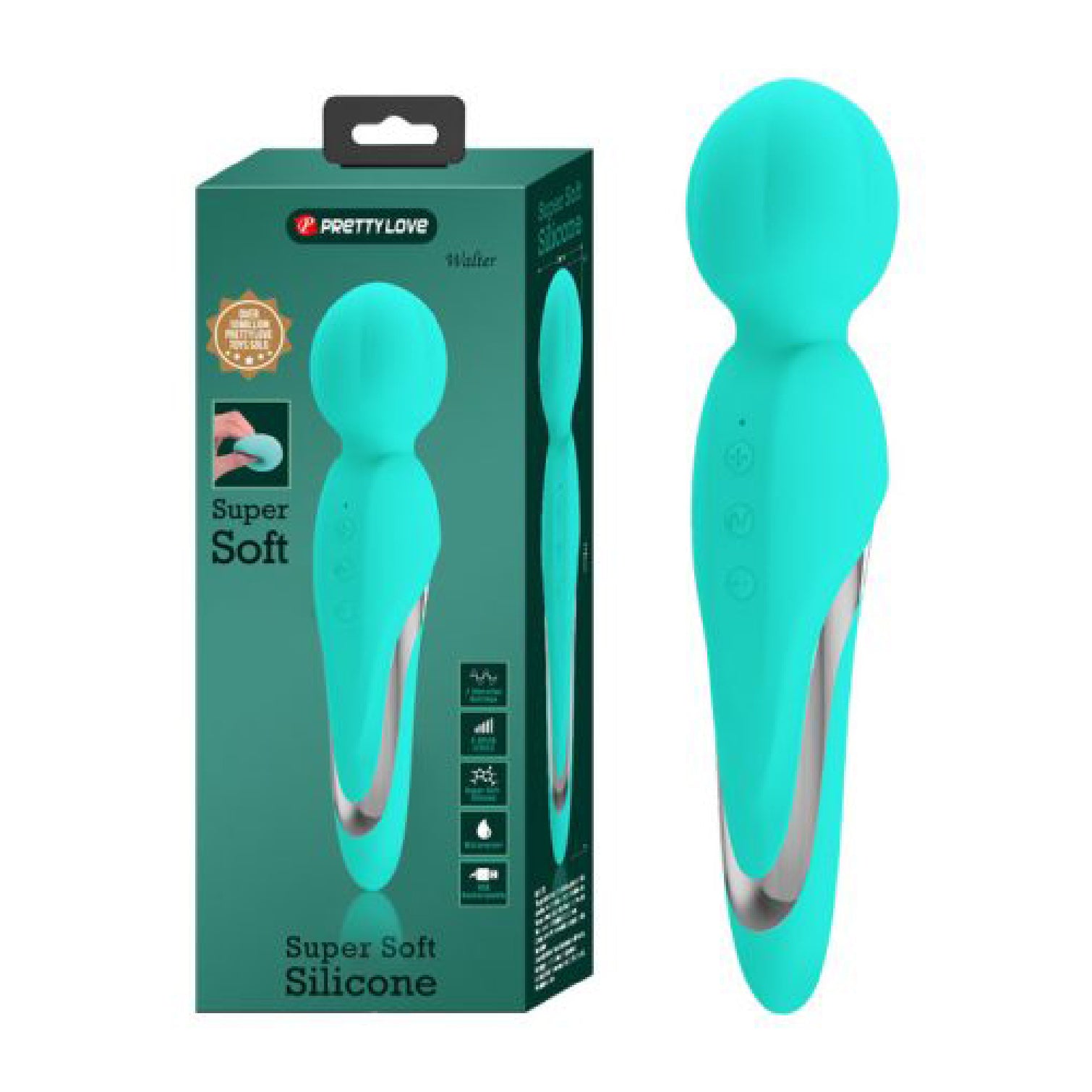 Walter Super Soft Silicone Wand - Seafoam BI-014622-4