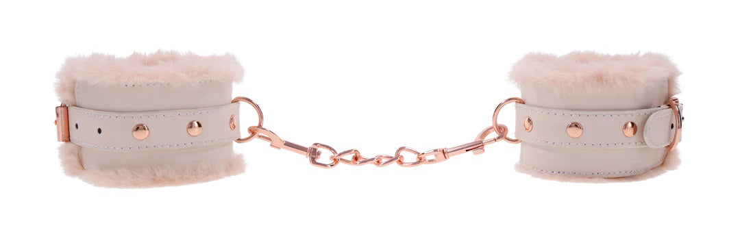 Peaches N Creame Fur Handcuffs - Pink SS09960