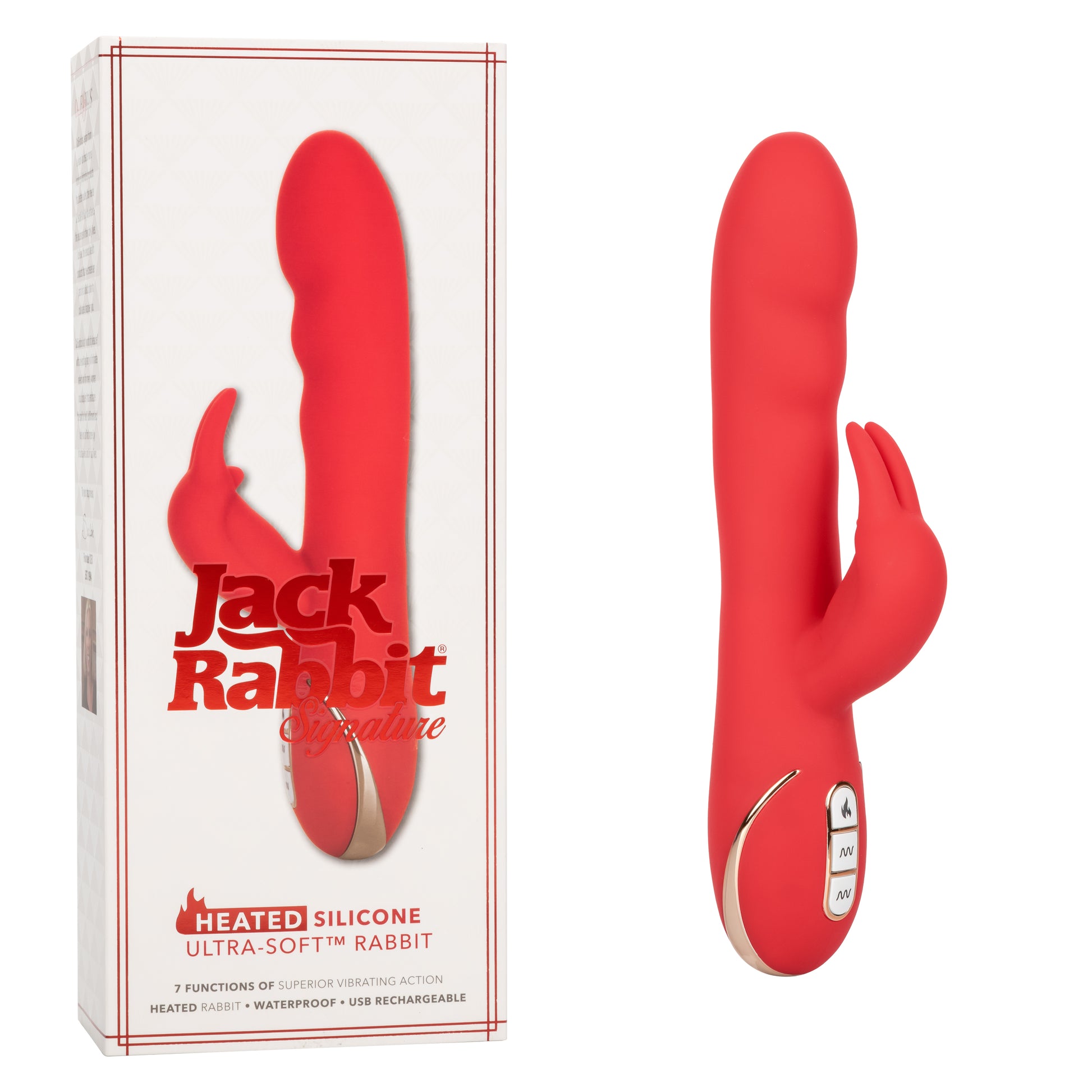 Jack Rabbit Signature Heated Silicone Ultra-Soft  Rabbit SE0609503