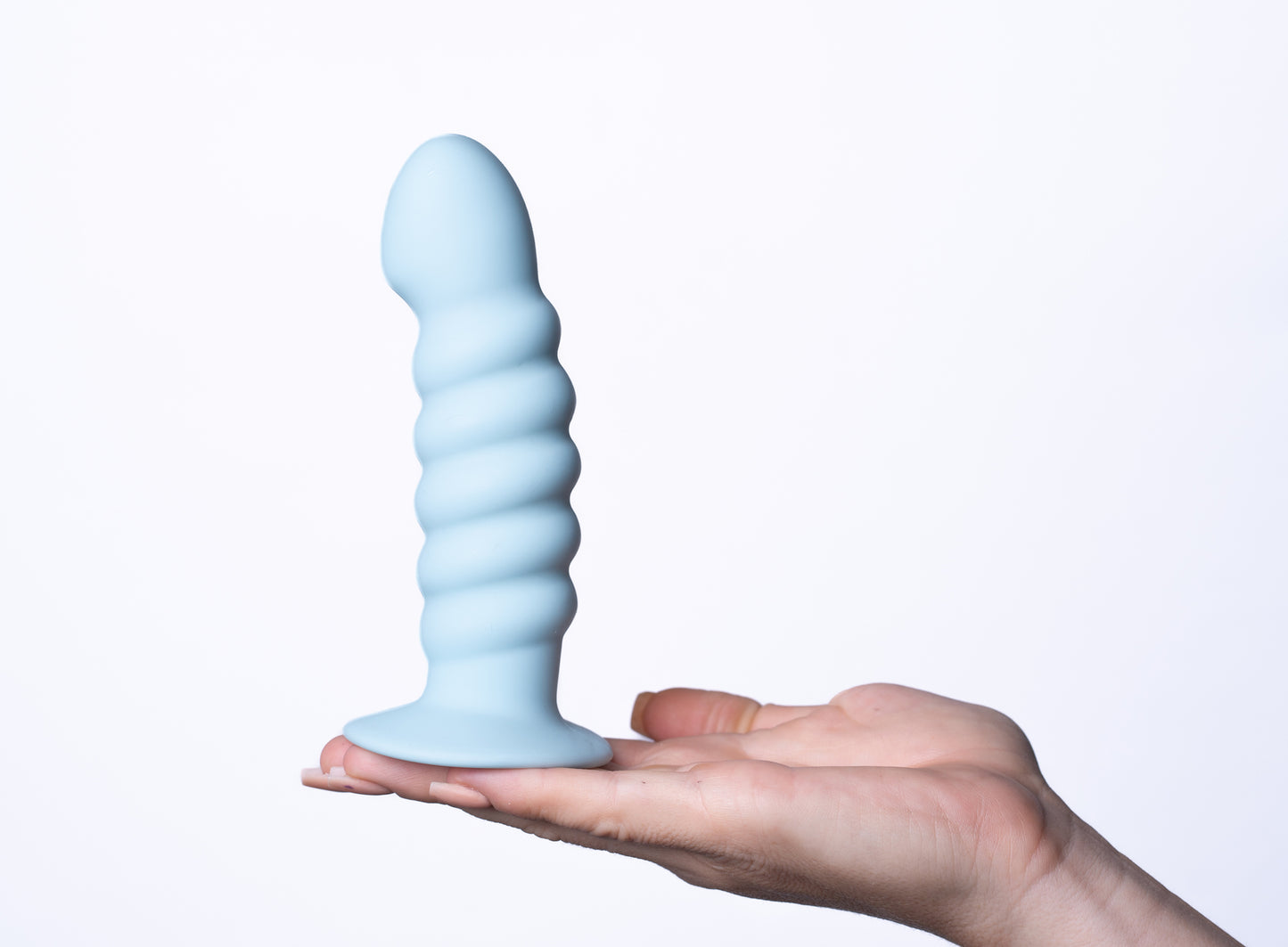 Paris Silicone Ribbed Dong - Blue MT2517-B4