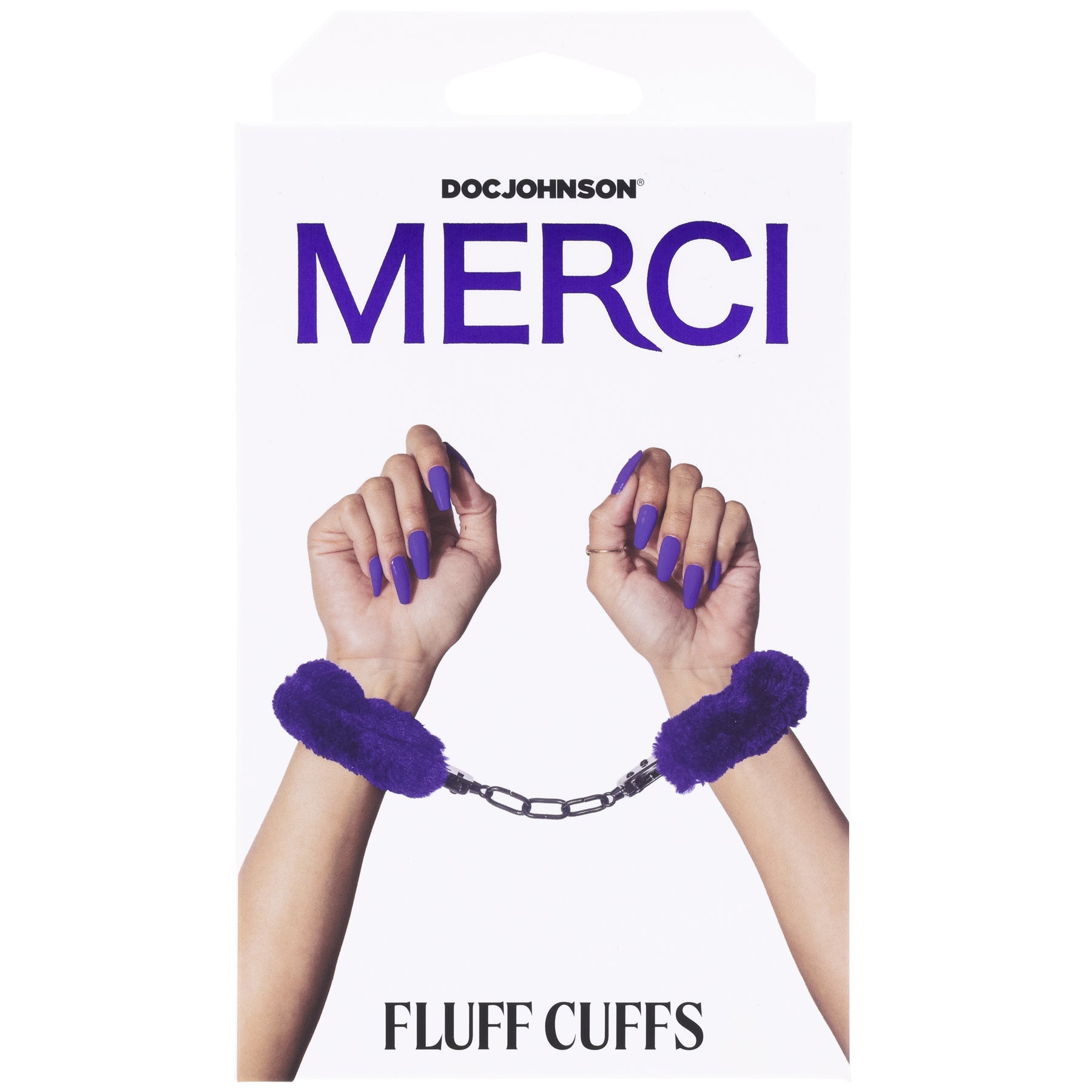 Merci - Fluff Cuffs - Violet DJ2404-68-BX