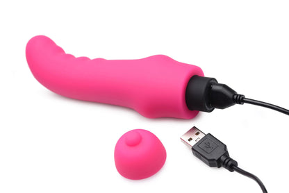 Lil Wavy Mini Silicone G-Spot Vibe - Magenta CN-04-0740-50