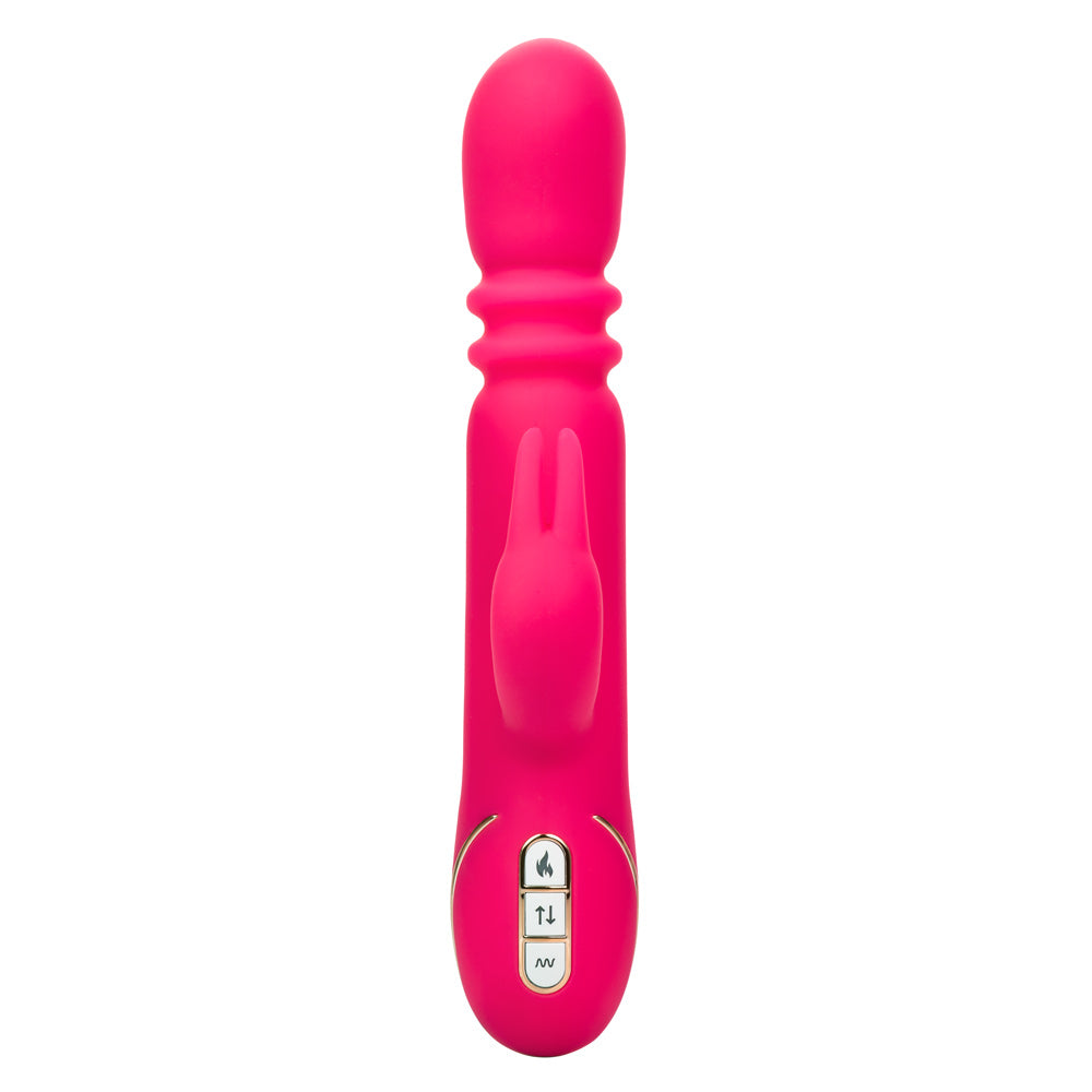 Jack Rabbit Signature Heated Silicone Triple  Fantasy Rabbit - Pink SE0609903